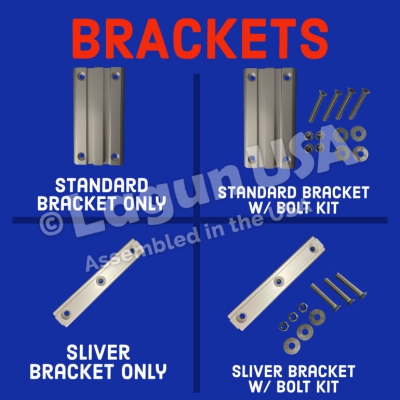 Image of BRACKETS (Silver or Black Color Choice)