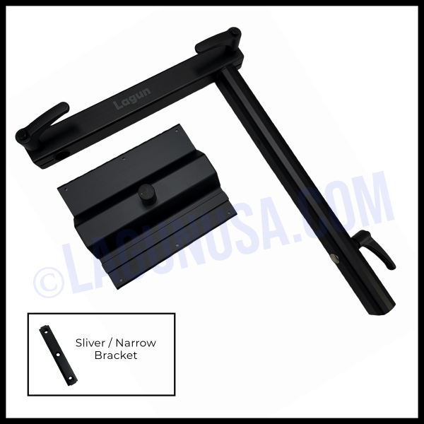 Black Standard Leg System w Sliver Narrow Bracket