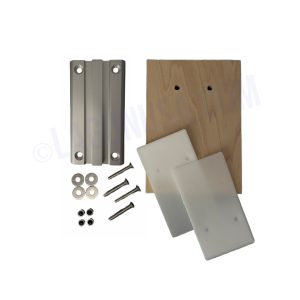 STANDARD BRACKET W HARDWARE - SILVER COLOR