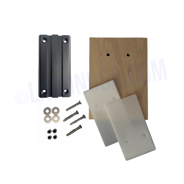 STANDARD BRACKET W HARDWARE - BLACK COLOR